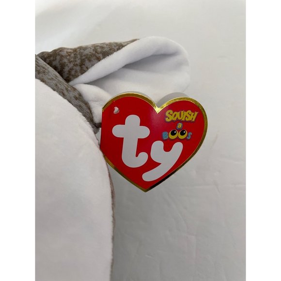 TY LINUS LEMUR The Squish-A-Boos Collection Soft Toy Plush Cushion 14" 39320 NEW - Picture 4 of 5